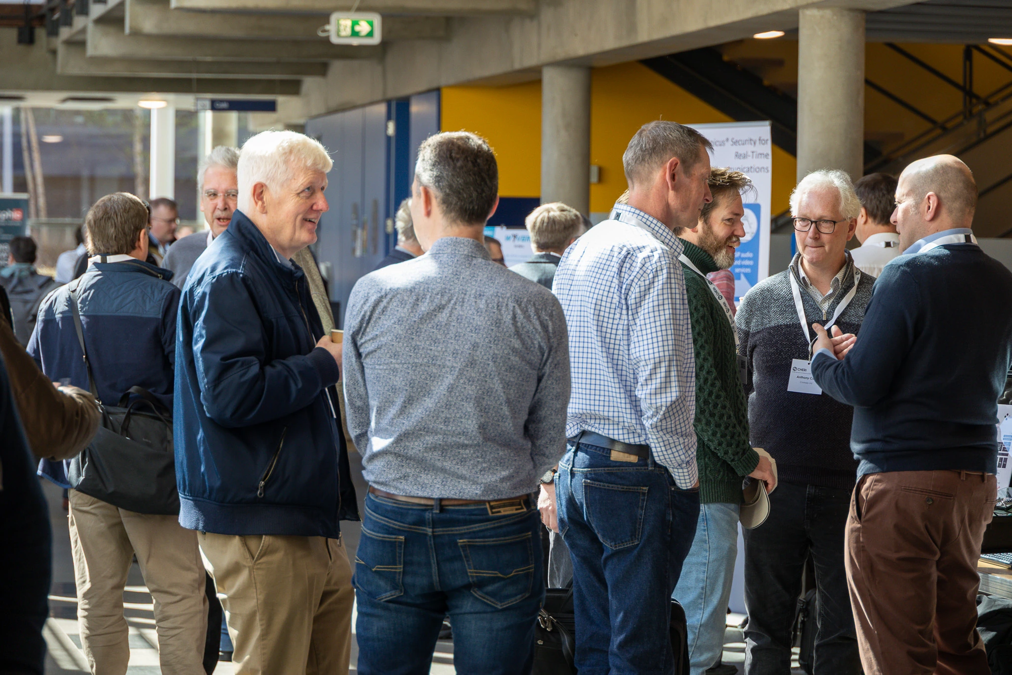 Conference crowd