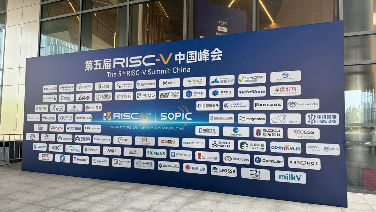 RISC-V Summit welcome board