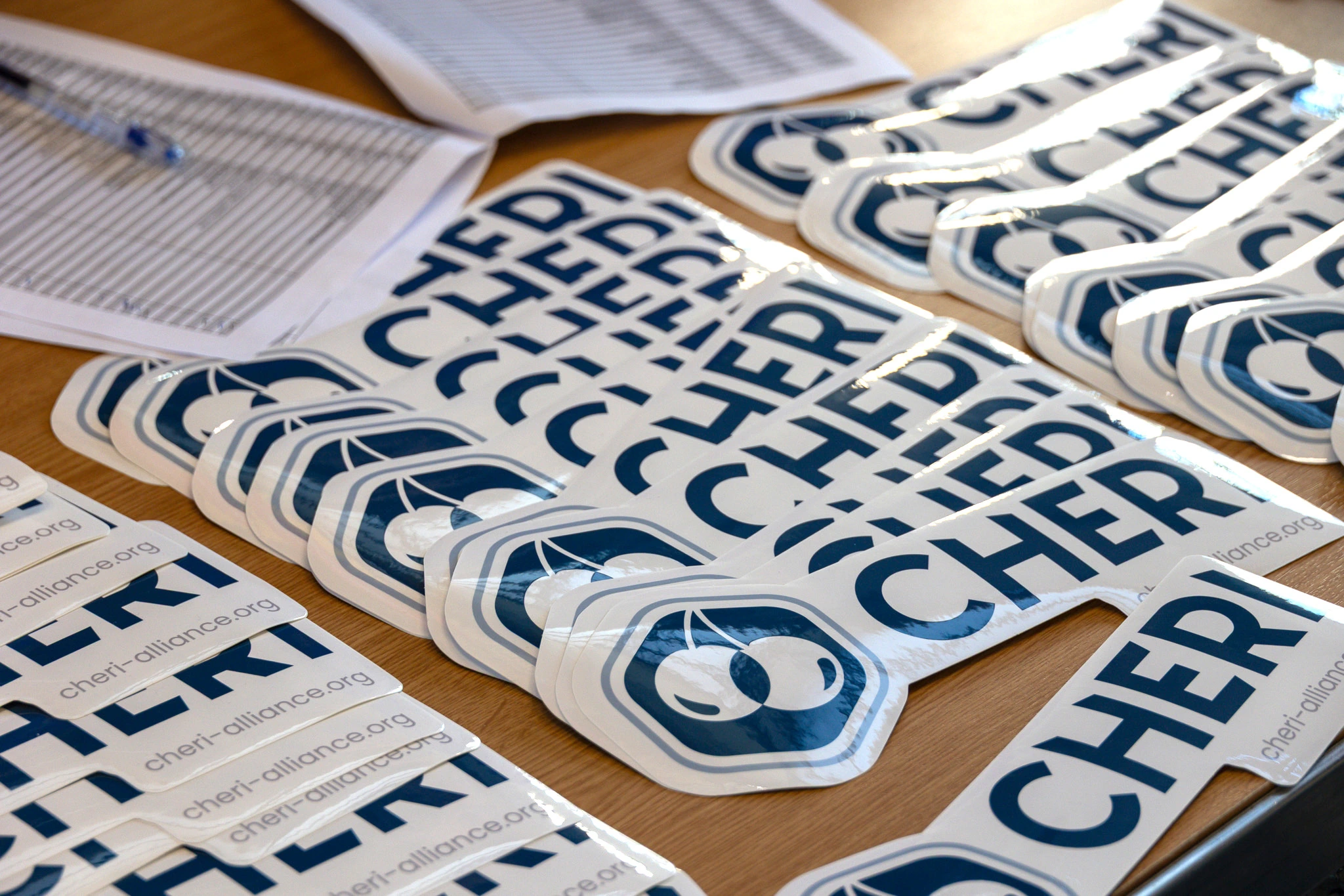CHERI stickers